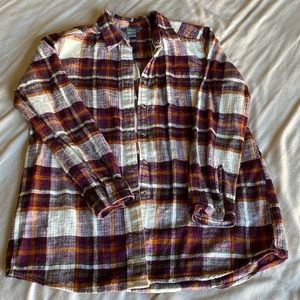 Natural Reflections women’s button down flannel